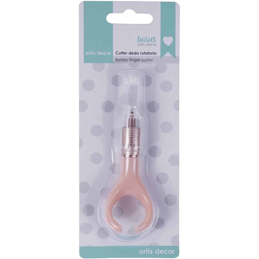 CUTTER DE DEDO ROTATORIO ROSA BEBE