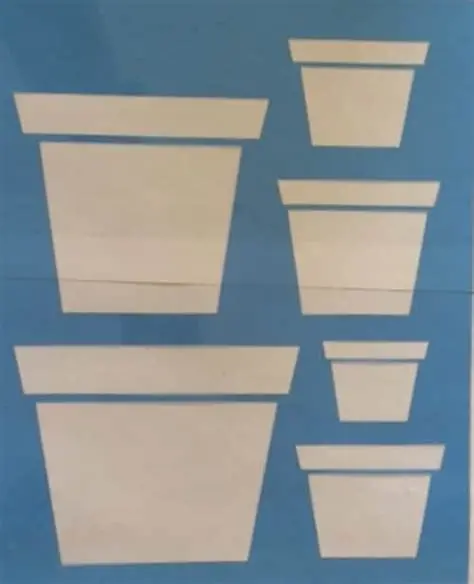 PLANTILLA (Stencil) MACETAS