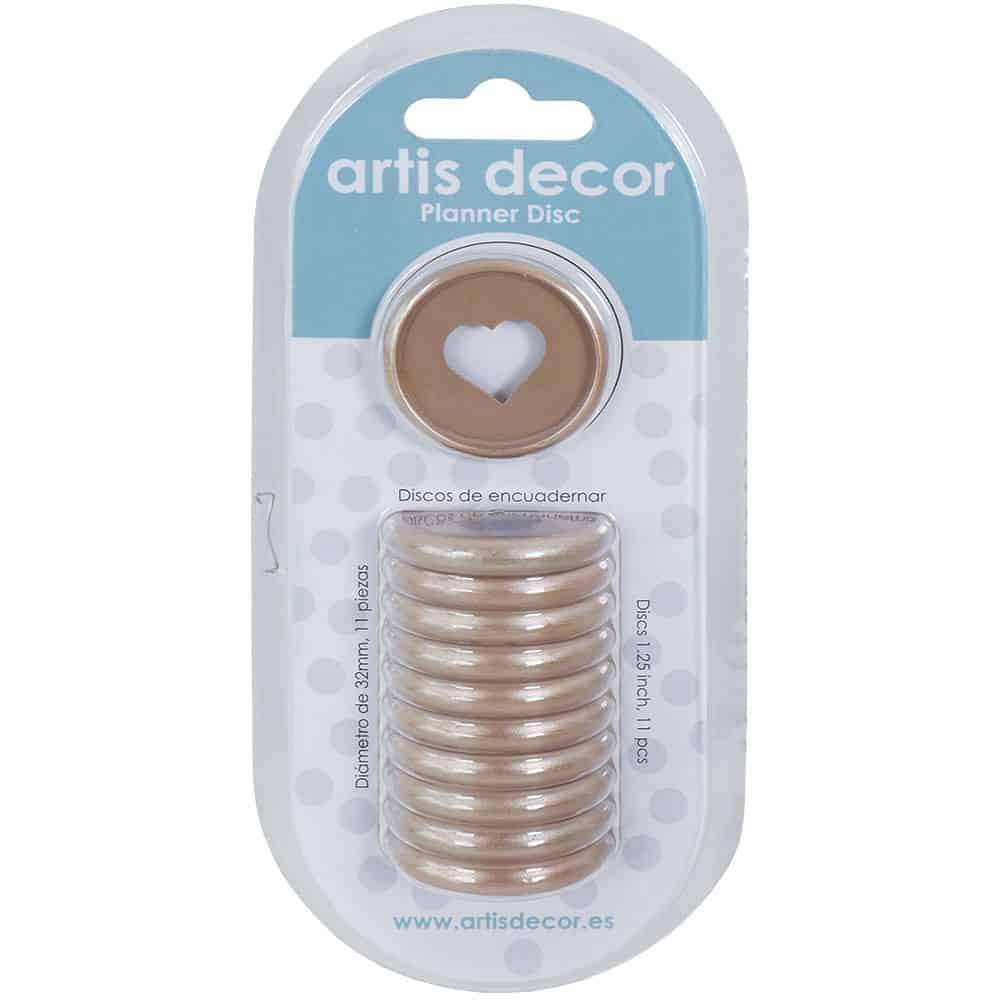 PLANNER DISC ARTIS DECOR 32MM. ROSE GOLD