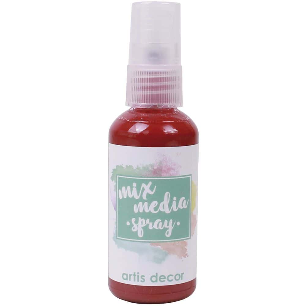 MIX MEDIA SPRAY 50ML. ROJO PERLADO