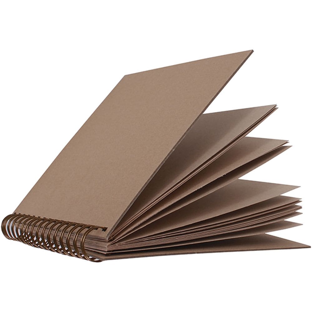 ALBUM KRAFT 20 HOJAS KRAFT CL. 21X20CM. (WIRE-O BRONCE ENTERO)