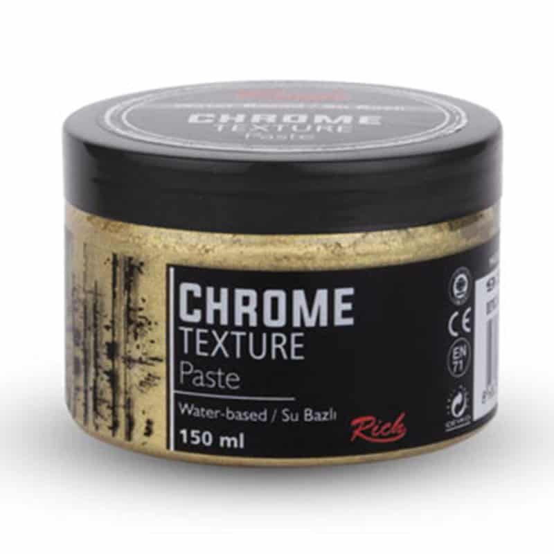 PASTA TEXTURA CHROME RICH 150CC. WHITE GOLD
