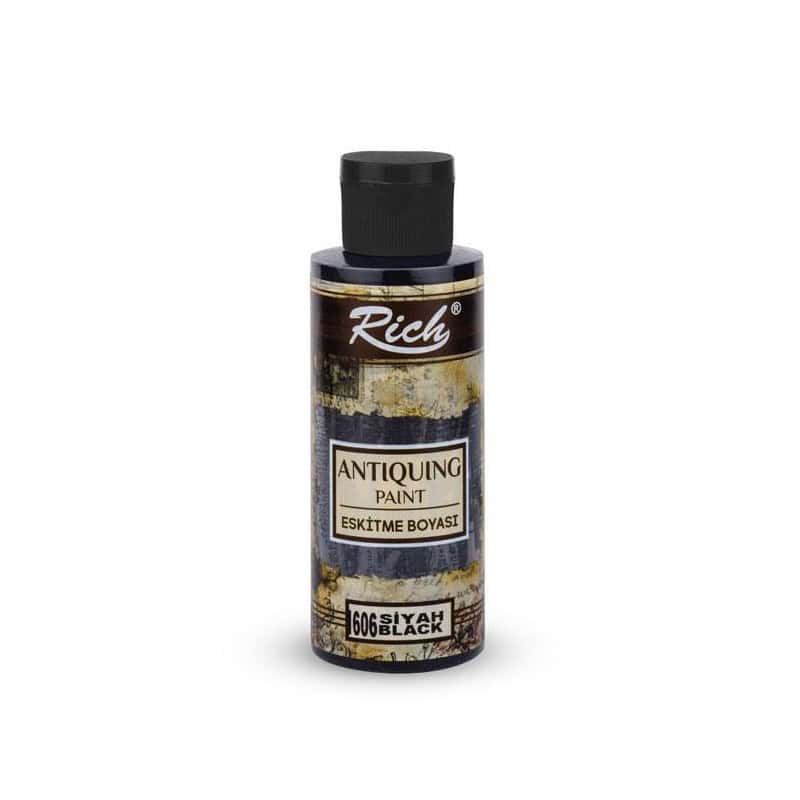 TINTE ANTIQUING PAINT RICH 120CC BLACK
