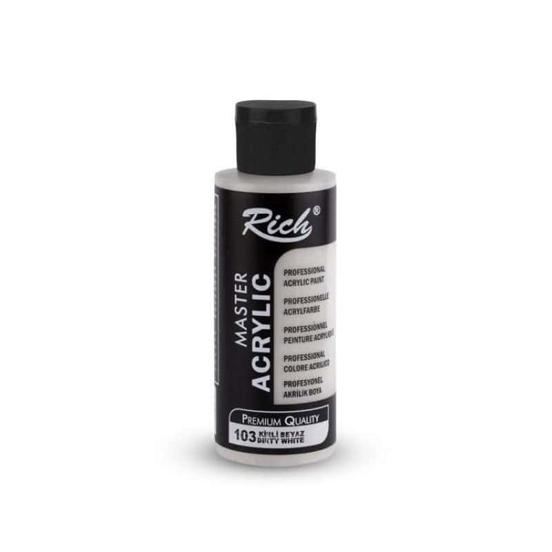 PINTURA MASTER ACRYLIC RICH 120cc. DIRTY WHITE