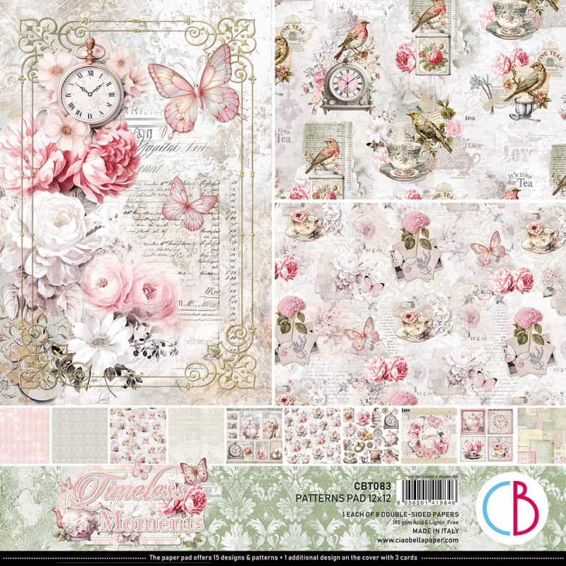 Timeless Moments Patterns Pad 12×12″
