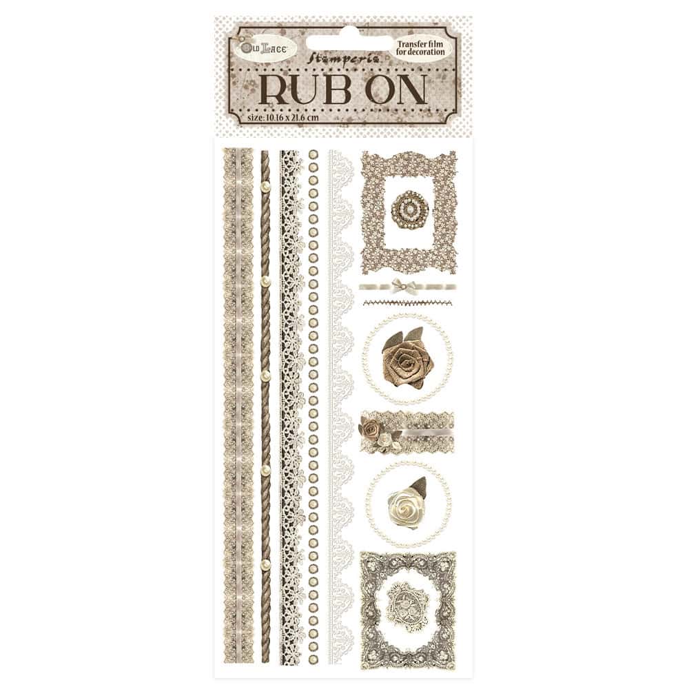 Rub On Old Lace Borde