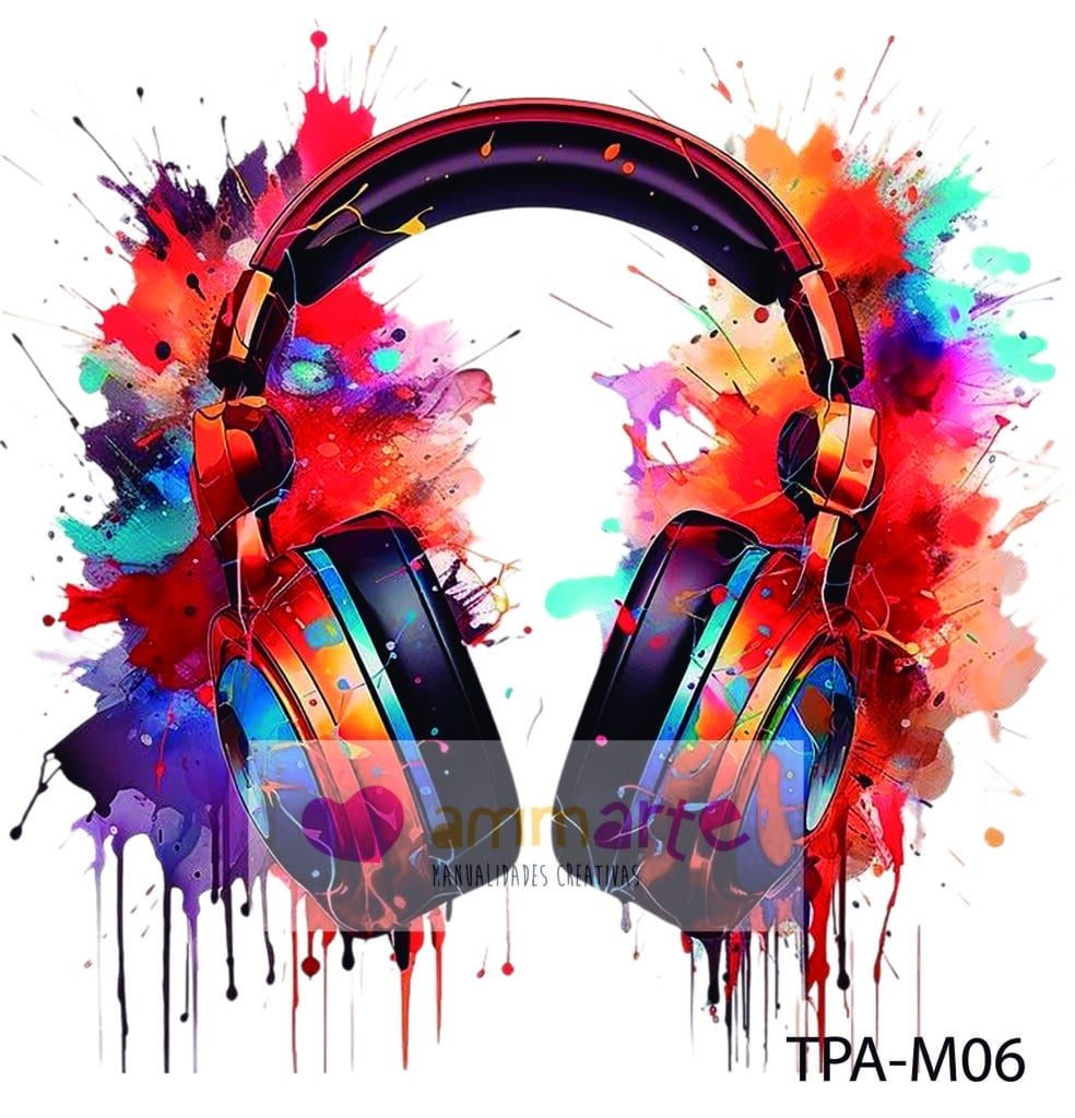 TRANSFER TEXTIL MÚSICA TPA-M06