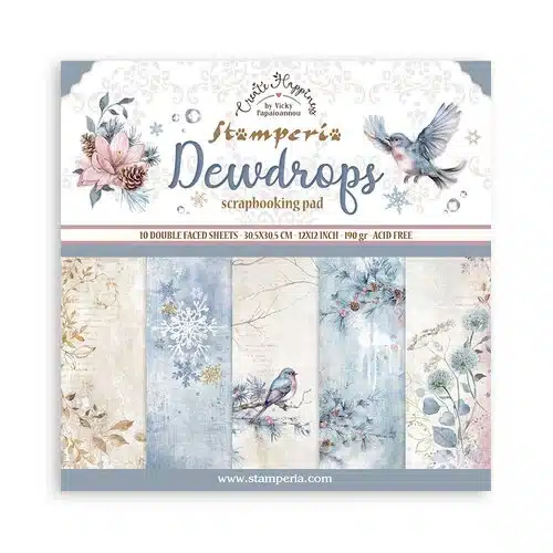 Stamperia – Colección de gotas de rocío – bloc de papel 12 x 12