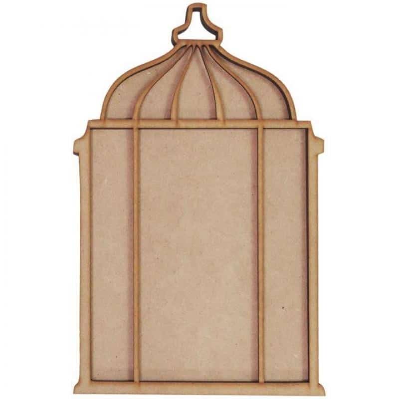 JAULA DECORATIVA CONTORNOS RELIEVE 19x30cm. DM